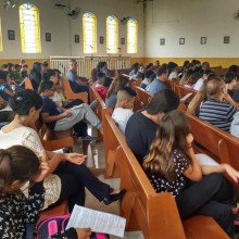 Encontro com as famílias dos Catequizandos