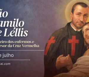 Hoje é a festa de são Camilo de Léllis, padroeiro dos enfermos e precursor da Cruz Vermelha